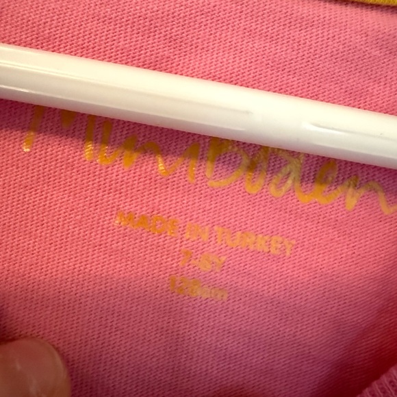 Mini Boden Pink Animal Print Kids Shirt - Picture 3 of 4